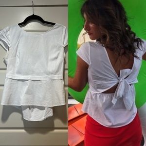 Express Bow Tie Blouse Size Small